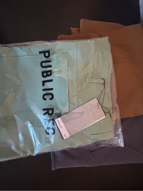 PUBLIC REC  Men's Chino Pants - Sage Green, Brown and Dark Grey